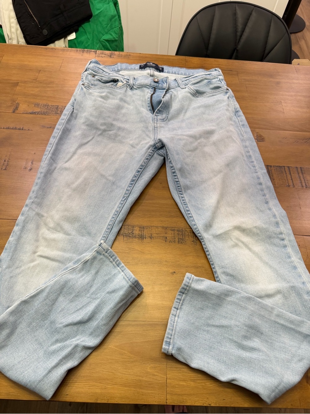 Hollister Light Blue Athletic Skinny Jeans
